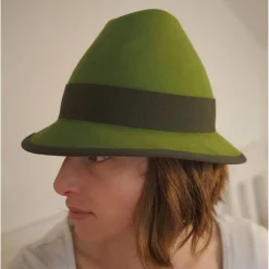 Trachtenhut Grün mit Federn