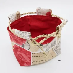 Traditionelle japanische Reistasche Unikat – Vielseitiges Utensilo & Projekttasche waschbar