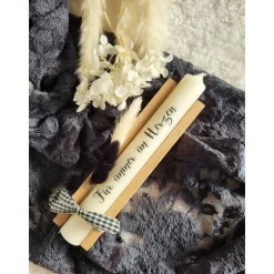 Trauerkerze mit Holzbox – Erinnerungslicht & Geschenkset zur Beileidsbekundung | Geschenk für Trauernde  Handgemacht