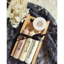 Trauerkerzen Set Nimm dir was du brauchst – Erinnerungslicht Beerdigung Trostlicht Geschenk