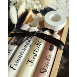 Trauerkerzen Set Nimm dir was du brauchst – Erinnerungslicht Beerdigung Trostlicht Geschenk