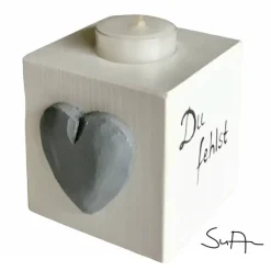 Trauerlicht/Kerzenhalter  aus Holz 