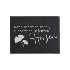 Trauerschild Grabschmuck Grabplatte Gedenkplatte