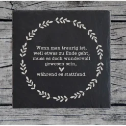 Trauerschild Grabschmuck Grabplatte Gedenkplatte