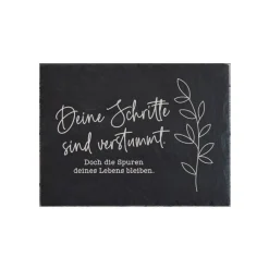 Trauerschild Grabschmuck Grabplatte Gedenkplatte