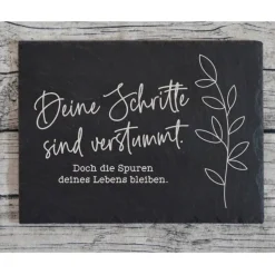 Trauerschild Grabschmuck Grabplatte Gedenkplatte