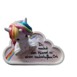 Trauerstein Einhorn auf der Wolke – Du wirst den Himmel jetzt verzaubern