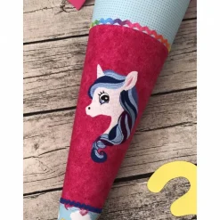 traumhafte Schultüten mit Einhorn und Regenbogen