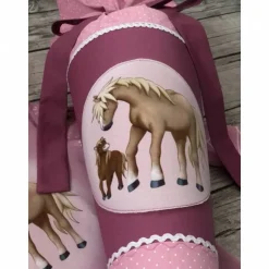 traumhaftes Set zur Einschulung Schultüte & Shirt gr.122/128 Pferde Rosa