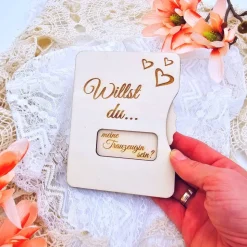 Trauzeuge fragen Geschenk | Trauzeugin fragen | Willst du mein/e Trauzeuge/in sein | Karte Trauzeuge/in | Hochzeit