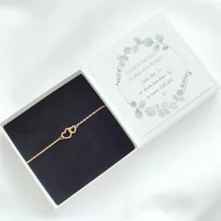 Trauzeugin Geschenk, Trauzeugin Armband Herz, Heute meine Trauzeugin für immer meine Freundin