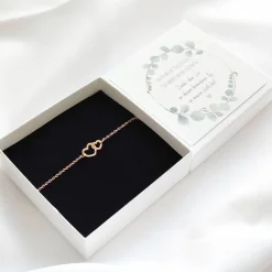 Trauzeugin Geschenk, Trauzeugin Armband Herz, Heute meine Trauzeugin für immer meine Freundin