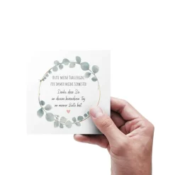 Trauzeugin Schwester Geschenk – Edelstahl Armband mit Karte und Box - Heute meine Trauzeugin für immer meine Schwester