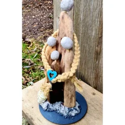 Treibholz Familie - Skulptur