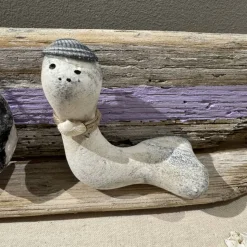 Treibholz Tisch Deko 39x9x4 cm – Maritime Shabby Chic Dekoration für Fensterbank & Regal