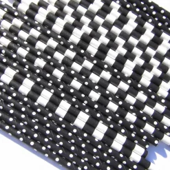 Trinkhalme Papier schwarz weiß Papiertrinkhalme Strohhalme