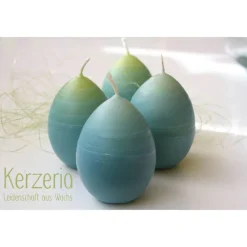 TürkisGrün Ostereikerze