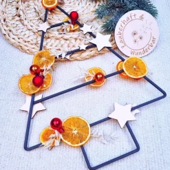 Türkränze für Weihnachten | weihnachtliche Dekoration | Deko Advent | Trockenblumenkranz Weihnachten