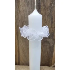 Tropfenfänger für Kerzen mit 4cm Durchschnitt. Kommunionkerzen, Taufkerzen oder Hochzeitskerzen.