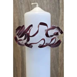 Tropfenfänger für Kerzen mit 6cm Durchschnitt. Kommunionkerzen, Taufkerzen oder Hochzeitskerzen.