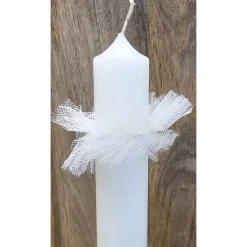 Tropfenfänger für Kerzen mit 4cm Durchschnitt. Kommunionkerzen, Taufkerzen oder Hochzeitskerzen