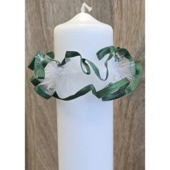 Tropfenfänger für Kerzen mit 6cm Durchschnitt. Kommunionkerzen, Taufkerzen oder Hochzeitskerzen.