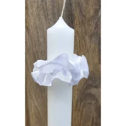 Tropfenfänger für Kerzen mit 4cm Durchschnitt. Kommunionkerzen, Taufkerzen oder Hochzeitskerzen.