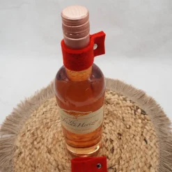 Tropfschutz Weinflasche 4er Set aus Wollfilz – individuell wählbare Farben