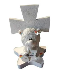 Tröstender Gedenkbär: Mit Liebe gestalteter Aufpasser, der Erinnerungen bewahrt.