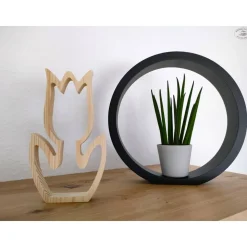 Tulpe aus Holz / Holzblume / Holztulpe / Osterdekoration