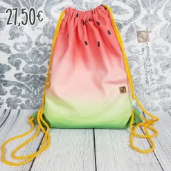 Turnbeutel / Kita- Beutel / Wechselsachen Melone *individualisierbar