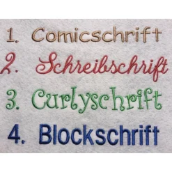 Turnbeutel mit Motiv * Löwe * (#Nr.115) + Namen / Wäschebeutel bestickt