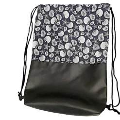 Turnbeutel, Rucksack blau mit Muscheln