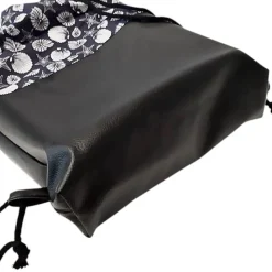 Turnbeutel, Rucksack blau mit Muscheln