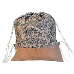 Turnbeutel, Rucksack braun geografisch