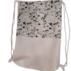 Turnbeutel, Rucksack rosa geblümt