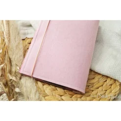 U-Heft-Hülle Rehkitz mit praktischen Fächern Filz rosa