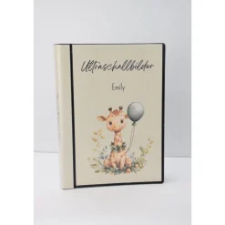 Ultraschallalbum personalisiert,  zur Aufbewahrung von Ultraschallfotos, Ultraschallbilder Mappe, Geschenk zur Geburt