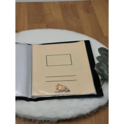 Ultraschallbilder Mappe Bagger – personalisiertes Ultraschallalbum zur Aufbewahrung deiner Ultraschallbilder als Geschenk zur Schwangerschaft