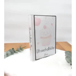 Ultraschallbilder Mappe Muffin, Ultraschallalbum,Ultraschall Album, personalisierte Ultraschallbilder Aufbewahrung