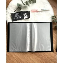 Ultraschallbilder Mappe rosa Blumen, Ultraschallalbum,Ultraschall Album, personalisierte Ultraschallbilder Aufbewahrung