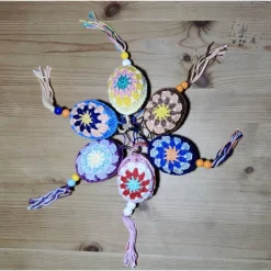 umhäkelte Ostereier im Boho Style