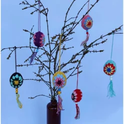 umhäkelte Ostereier im Boho Style