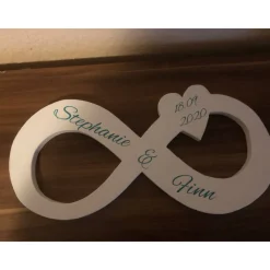 Unendlichkeitszeichen zur Hochzeit