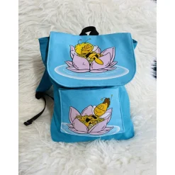 Unikat! Biene Maja Rucksack für Kinder // Einzelstück in blau mit dem Motiv von Biene Maja // handgemachter Rucksack