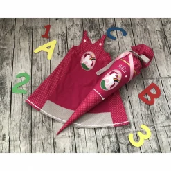 UNIKAT nach Wunsch! genähte Schultüte aus Stoff & Einschulungskleid