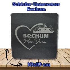 Untersetzer aus Schiefer 