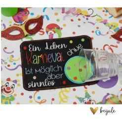 Untersetzer mit Spruch