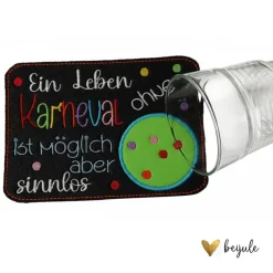 Untersetzer mit Spruch