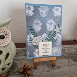 Unterwasserwelt - Geburtstagskarte - Seestern - Fisch - Krabbe